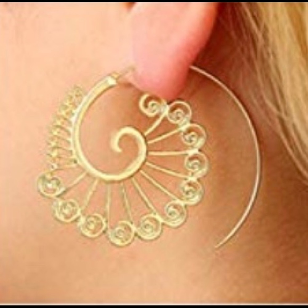 Bohemian Spiral Earrings
